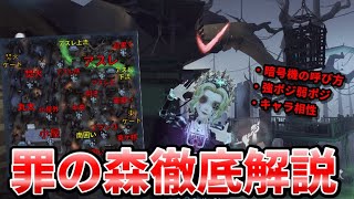 【第五人格】ランクマ実装に向けてポジションを覚えよう！罪の森徹底解説！【IdentityⅤ】【アイデンティティⅤ】