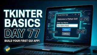 Stop Console Apps ❌ Make GUI Apps Instead 🤯 | Tkinter | Day 77