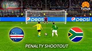 Cape Verde vs South Africa - Penalty Shootout 2024 | African Cup of Nations 2023 | eFootball PES