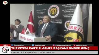 ÜLKE POSTASI TV  TÜRKİYEM PARTİSİ GENEL BAŞKANI ÖNDER GENÇ