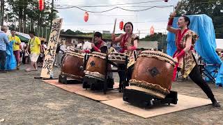 【和太鼓】やりみず夏まつり「どっこいたまび」【Tama Art University/Japanesedrum】