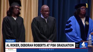 Al Roker, Deborah Roberts at Fisk graduation