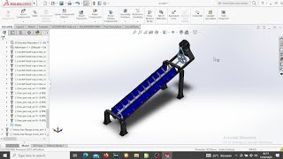 ARCHIMEDES SCREW TURBINE ASSEMBLY USING SOLIDWORKS!!