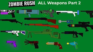 Roblox Zombie Rush all level guns part 2