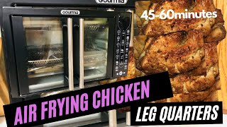 HOW TO AIR FRY CHICKEN LEG QUARTERS | GOURMIA FRYER | STAY AT HOME MOM | PINAY MOM IN US