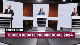 Tercer debate presidencial 2024 | Programa completo