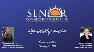 #YourWeeklyConnection - Crime Prevention
