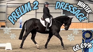 PRELIM 2 2024- COME TO A DRESSAGE SHOW WITH ME- HORSE SHOW VLOG