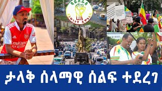 Ethiopia - ታላቅ ሰላማዊ ስልፍ ተደረገ ፥ በኤርፖርት አደገኛ ነገር ተገኘ