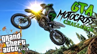 KAWASAKI MOTOCROSS CHALLENGE!! GTA 5 PC MODS