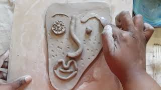 How to make a Cubist Portrait in clay