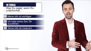 Dazwischenreden: Was Du anderen signalisierst, wenn Du sie unterbrichst | Online-Kurs