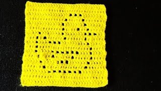 Crochet Filet Duck (Duckie) Tutorial