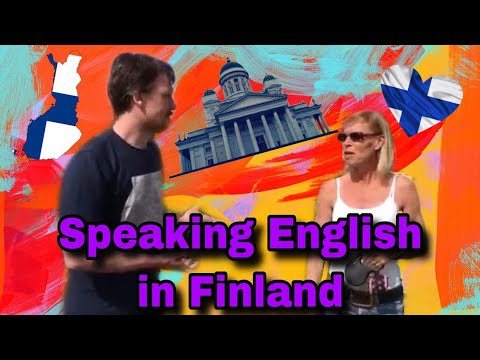 Is English spoken in Finland?
