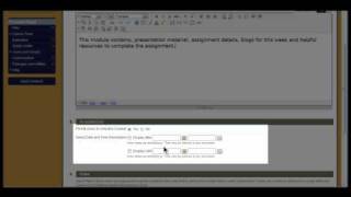 Bb How to Create a Learning Module