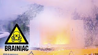 Gun Powder + Microwave=? | Brainiac