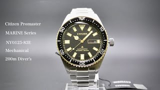 Citizen Promaster NY0125-83E MARINE Series Mechanical 200m Diver'