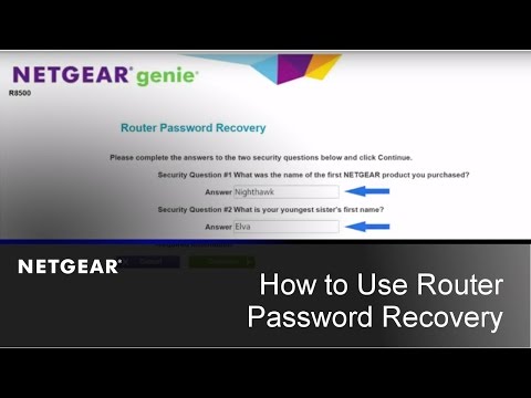 How to use the Router Password Recovery feature | NETGEAR How to use the Router Password Recovery feature | NETGEAR