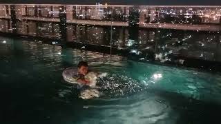 Swimming at Ciela Condo Charan 13