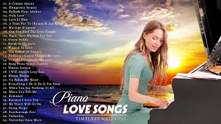 The Most Beautiful Classical Piano Love Songs of 70s 80s 90s | Peaceful Romantic Soothing Relaxation