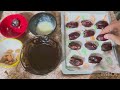 chocolate coated almond dates recipe easy tasty crispy chocolate dates recipe 🍫🌴