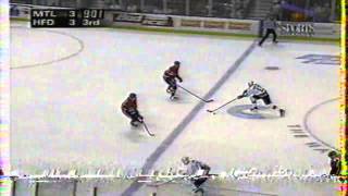 Vintage Hartford Whalers vs Montrael in 96