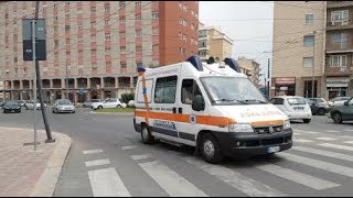 [SIRENA FISCHIO] Ambulanza Cagliari Emergenza in emergenza