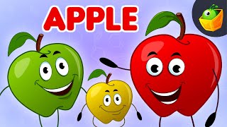 Apple Song | Fruits Song | Red Apple Yellow Apple Green Apple