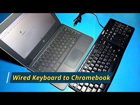 How to connect wired keyboard to chromebook