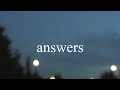 ghosthands - answers (feat. leftquiet) (lyric video)