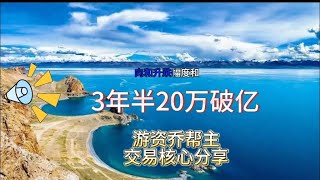 【乔帮主】三年半20万破亿，游资乔帮主交易核心理念分享