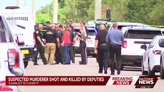 Manhunt over in Charlotte County after man killed by law enforcement