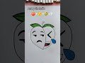 Mix Emoji Drawing || Combine three emojis || Emoji satisfying creative art #shorts #youtubeshorts