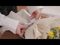 eng sub 후리지아 꽃다발 만들기 겨울에 인기가 많은 베스트 상품 플러드 꽃다발 포장 freesia bouquet flower wrapping