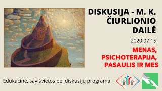 MENAS, PSICHOTERAPIJA, PASAULIS IR MES  Edukacinė, savišvietos bei diskusijų programa  2020.07.15