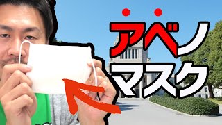 アベノマスクこと布マスクを厚生労働省から支給していただきました！