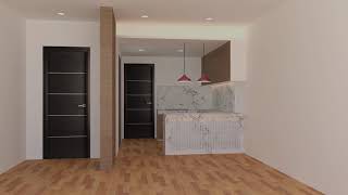 AUTOCAD RENDER _ Simple Kitchen