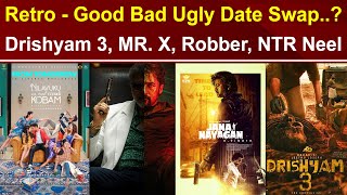 Retro \u0026 Good Bad Ugly Date Swap | Dhanush - H. Vinoth Movie | MR. X | Drishyam 3 | Tamil Galatta