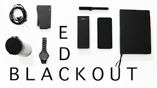 All Black Everyday Carry | Blackout EDC