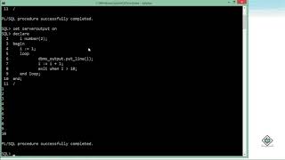 Oracle - PL/SQL - Loops