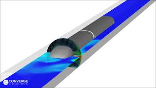 Simulating Smoke Dispersion from an Accident in a Train Tunnel