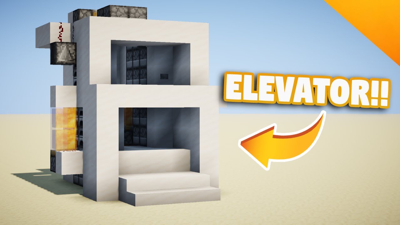 Minecraft Redstone Elevator Flying Badger Item Elevator Tyruswoo