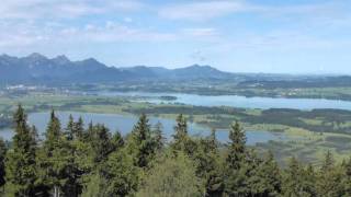 Urlaub im Ostallgäu 2011 - Blick vom Buchenberg..wmv