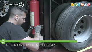 How to install a detexline 4v Fire Suppression System on a BUS