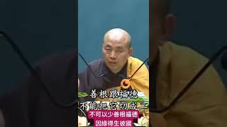 不可以少善根福德因緣得生彼國 #淨界法師 #心的調色盤