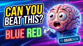 Stroop Test | How Fast Can YOUR Brain Think? | STROOP TEST | #braingames #brainpuzzlegames #stroop