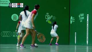 CAMPEONATO MUNDIAL DE PELOTA VASCA FRONTENIS FEMENIL MÉXICO VS CUBA