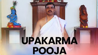 Yajur upakarma pooja || Yajnopaveeta dharanam || Navarushi pooja