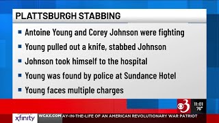 Man arrested after downtown Plattsburgh stabbing