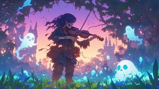 Skull Violin 💀 Chill lo-fi hip hop beats🎃 Lofi Halloween Mix for Study//Work//Relax